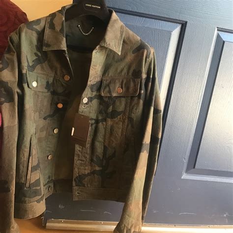 supreme louis vuitton camo denim jacket|Louis Vuitton supreme real.